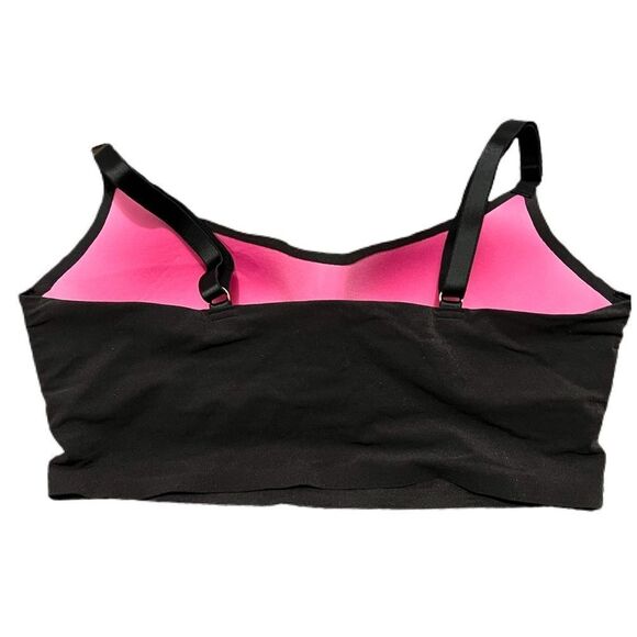 Victorias Secret PINK Wireless Lightly Lined Long lounge Bralette black Small - Picture 3 of 3